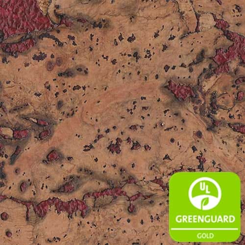 Cork Wall Tiles: Cherry